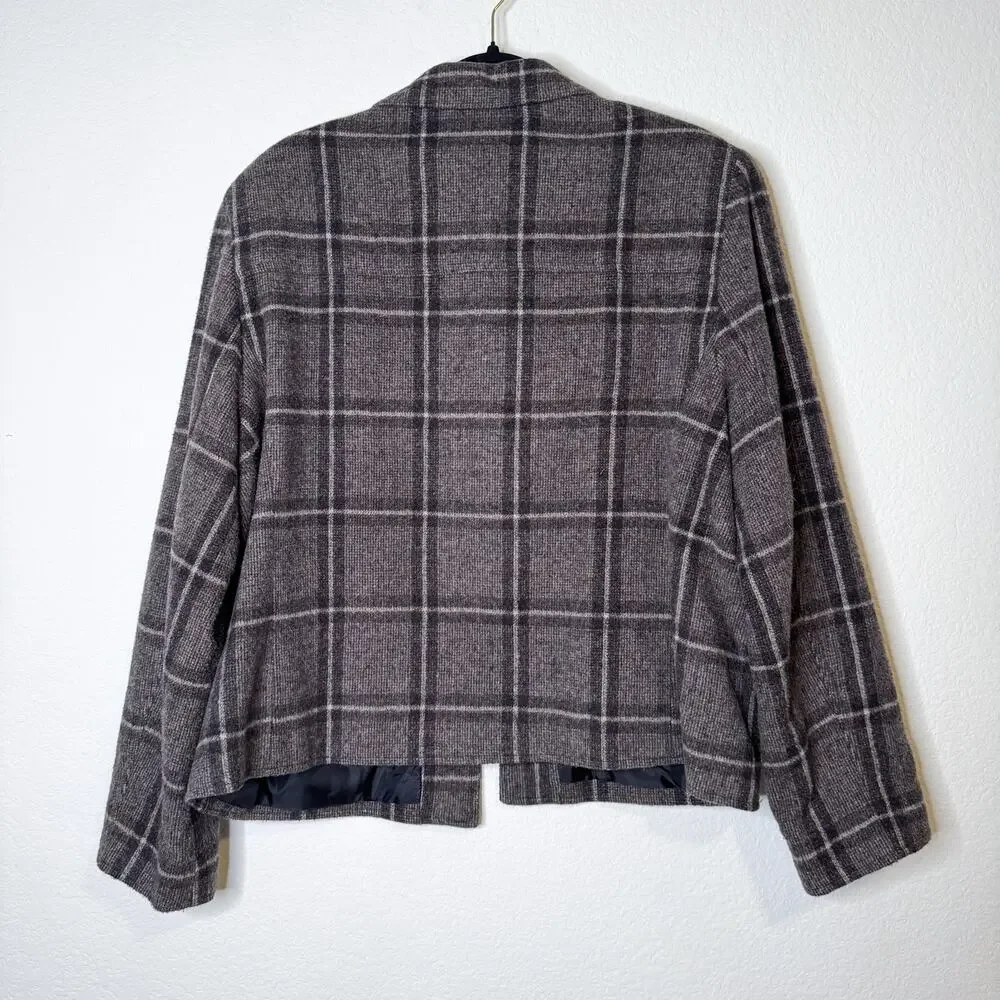 Vintage‎ Gray Plaid Jacket
